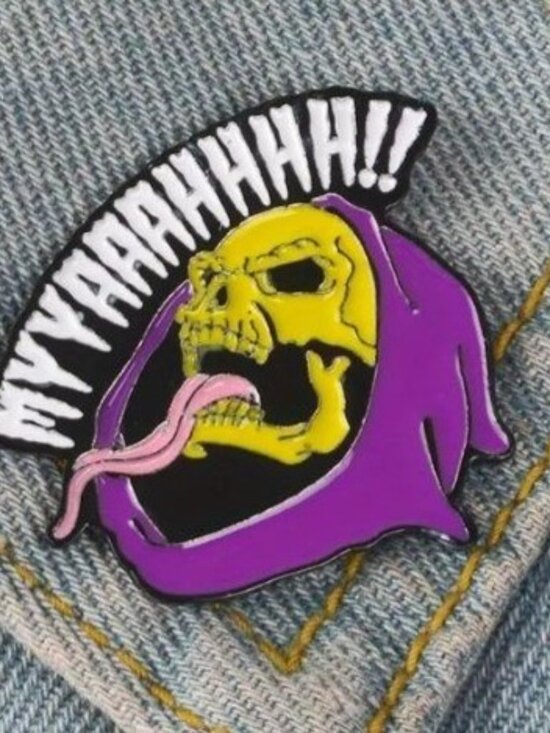 Jewelry - He-Man's Skeletor: Evil Laugh Enamel Pin